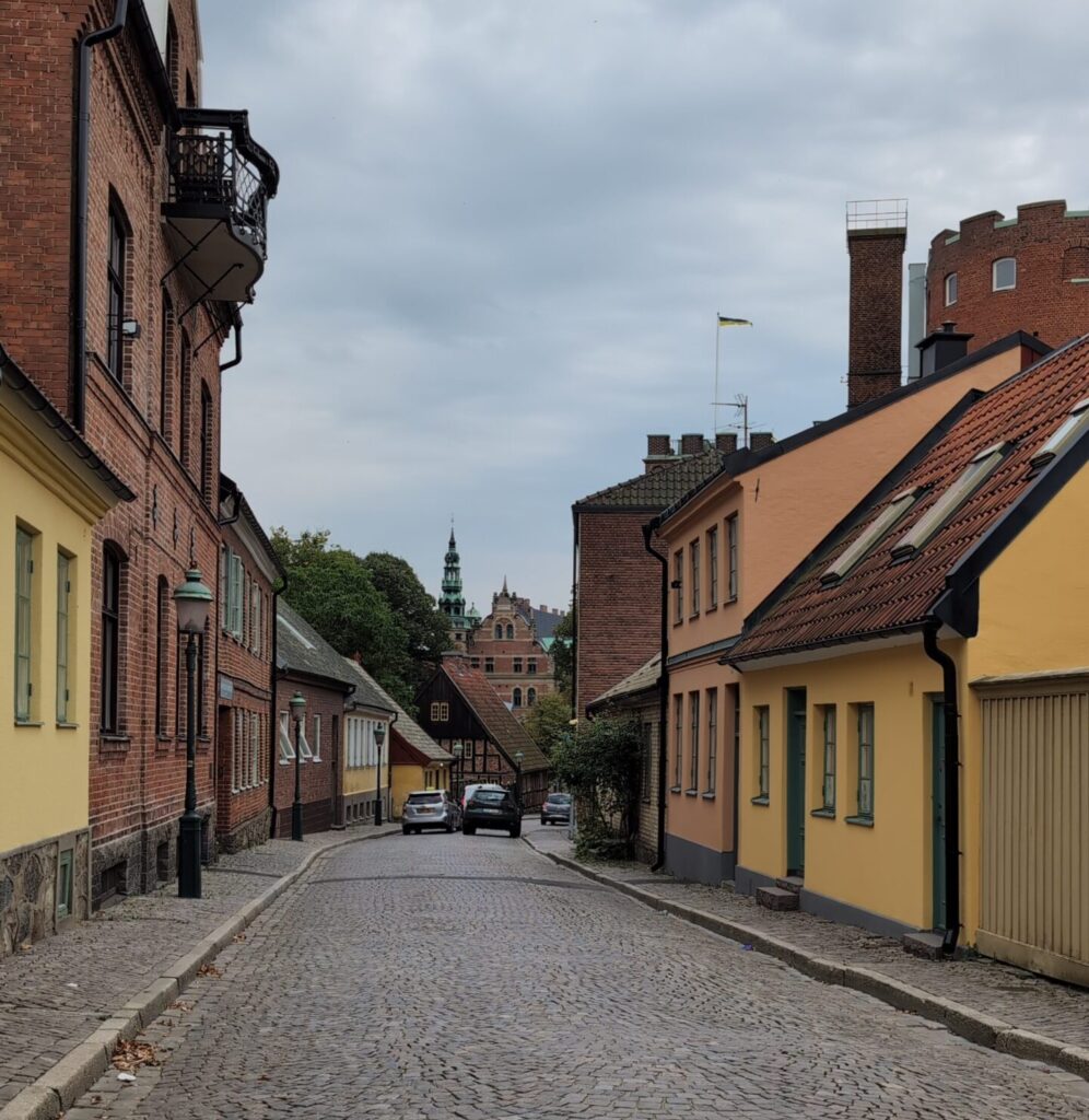 Image showing cute houses in town of Ystad